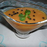 Czosnkowy kurczak w morelowym sosie