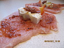 Fot. ciapeczka, Piersi kurczaka faszerowane suszonymi pomidorami i fetą