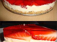 Fot. Paszczakowa, Sernik na zimno z truskawkami