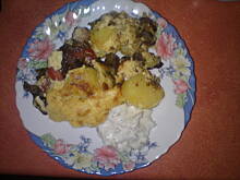 Fot. Kolorowa75, zapiekanka ziemniaczana