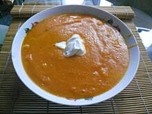 Fot. je7mima, Zupa krem marchwiowo-pomarańczowy