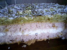 Fot. baryz1, Biszkoptowe z masą z serka i jabłkami w galaretce