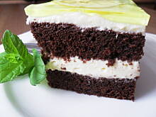 Fot. pinona, Ciasto z kremem cytrynowym