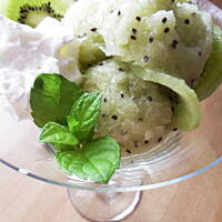 Sorbet z kiwi i limonki