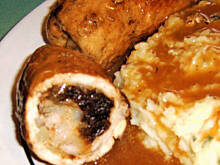 Fot. mariola2000, Zawijańce z farszem śliwkowym w sosie słodko - ostrym wg M&Ł