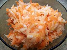 Fot. wojalina, surówka z marchewki, jabłka i pomarańczy