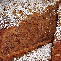 Ciasto cynamonowe z nutella i orzechami