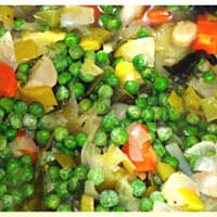 Farmerska zupa z zielonego groszku (Garden pea soup)