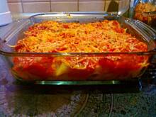Fot. kaha87ha, Zapiekanka makaronowa z klopsami i sosem pomidorowym