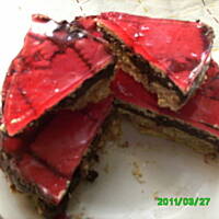 Tort orzechowo - kakaowy bez pieczenia