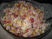 Fot. MoniaKociara, Sałatka z wędzonym kurczakiem