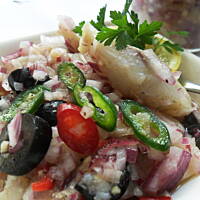 Śledzie z cebulą i imbirem