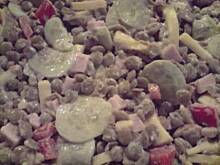 Fot. edziakalitowa, Salatka z zielonej soczewicy z serem żółtym.