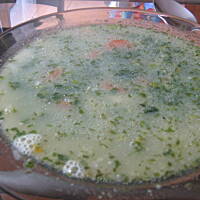 Bezmięsna zupa szpinakowa