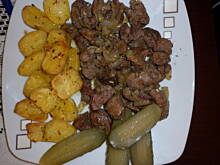 Fot. ulciapulcia, wątróbka z ziemniaczkami