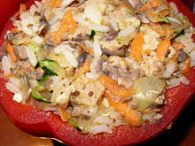 Fot. olusia23, Papryki faszerowane warzywami i mięsem