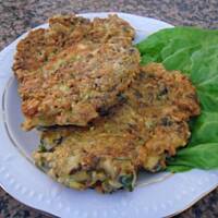 Kotleciki drobiowe z pieczarkami