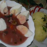 Zupa z boćwiną i kapustą pekińską