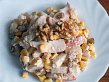 Fot. MAGDAITYLE, Sałatka "Słodka wędzonka"