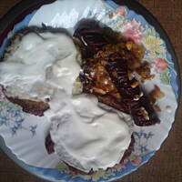 smażona kiełbasa z dzika