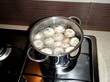 Fot. bronislawa70, Sakiewki z kurczaka z naleśnikiem,pieczarką i serem