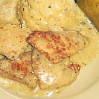 Schab z zielonym pieprzem wg M&Ł