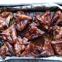 Skrzydełka z miodem i imbirem