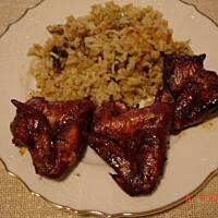 Skrzydełka z miodem i imbirem