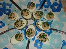 Fot. patysiapysia, faszerowane jajeczka z wątróbką