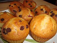 Fot. Paszczakowa, Muffinki z truskawkami i czekoladą.