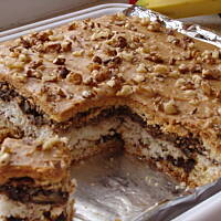 Ciasto kokosowo-orzechowe II