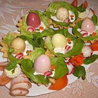 Jajka w sosie chrzanowym