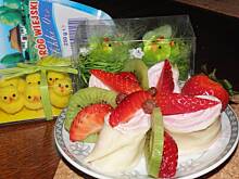 Fot. msewka, Naleśniki serowo-truskawkowe.