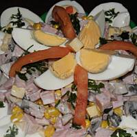 Sałatka na jajkach.