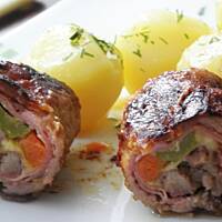 Zrolowana karkówka.