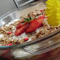 Świąteczny deser jaglany dla Izeczki.