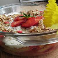 Świąteczny deser jaglany dla Izeczki.