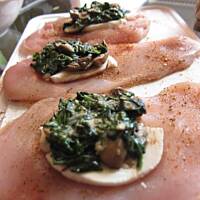 zawijasy ze szpinakową nutką