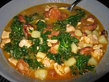 Fot. MoniaKociara, Caldo verde z kurczakiem