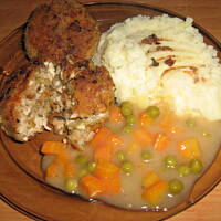 Delikatne kotlety drobiowe