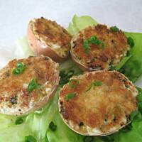 Jajka faszerowane i podsmażane w skorupkach