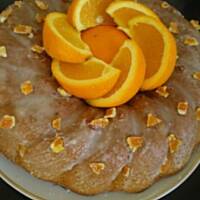 Pomarańczowa babka piaskowa