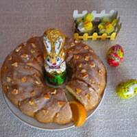 Pomarańczowa babka piaskowa