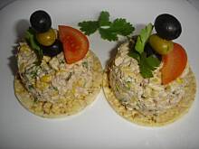 Fot. eluchap, Wafel z Sałatką z tuńczyka