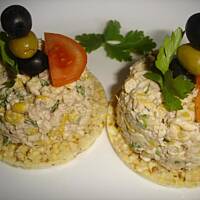 Wafel z Sałatką z tuńczyka