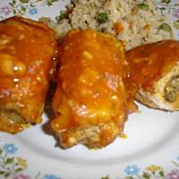 Schabowe roladki z sosem pomidorowym