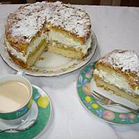 Ciasto jabłkowo- śmietankowe