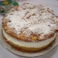 Ciasto jabłkowo- śmietankowe