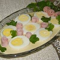 Jajka w sosie musztardowym