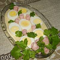 Jajka w sosie musztardowym